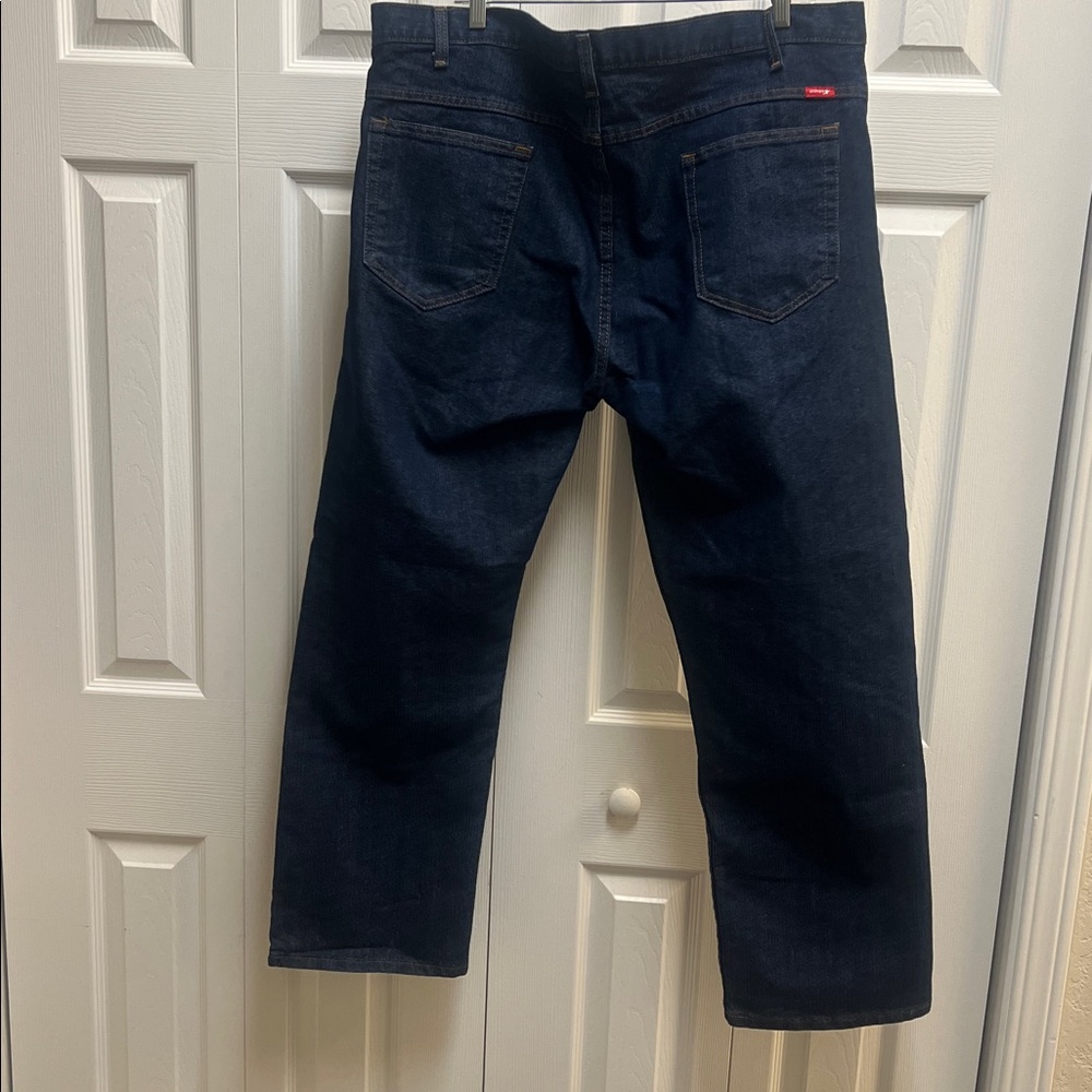 Lot of 2 Aramark Blue Denim Jeans Men’s 40Wx30L - Picture 5 of 10